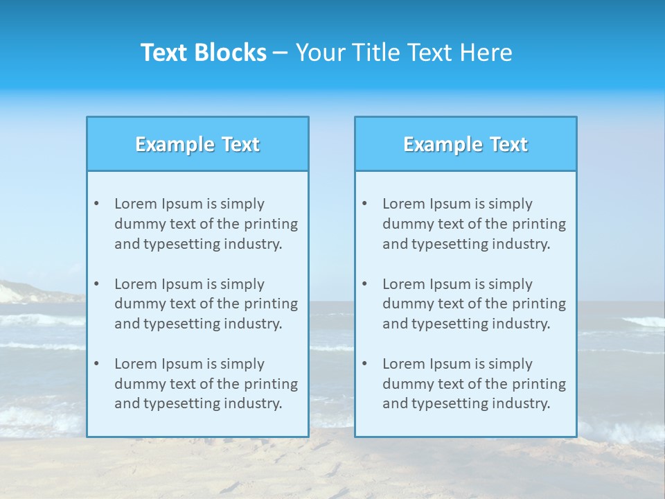 Sun Summer Tan PowerPoint Template