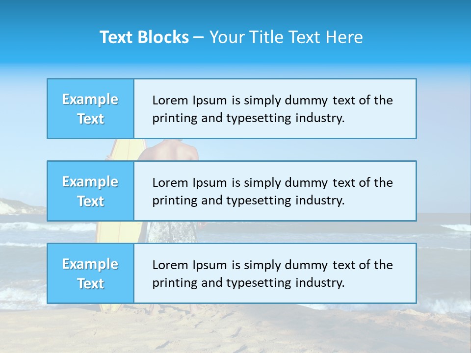 Sun Summer Tan PowerPoint Template