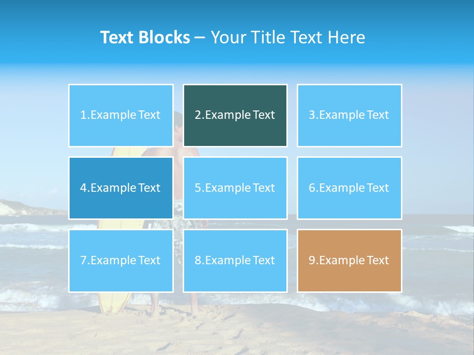 Sun Summer Tan PowerPoint Template
