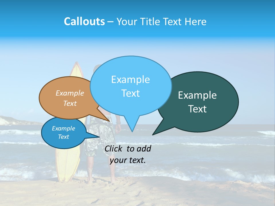 Sun Summer Tan PowerPoint Template