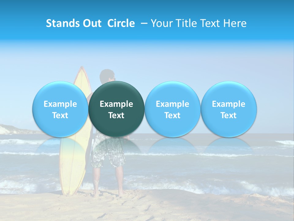 Sun Summer Tan PowerPoint Template