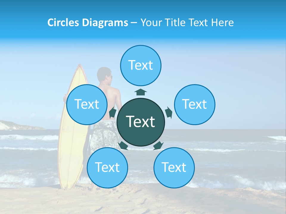 Sun Summer Tan PowerPoint Template