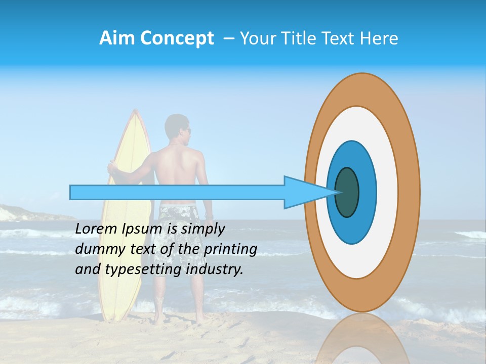 Sun Summer Tan PowerPoint Template