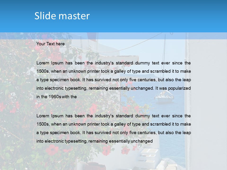 Greek House Style PowerPoint Template