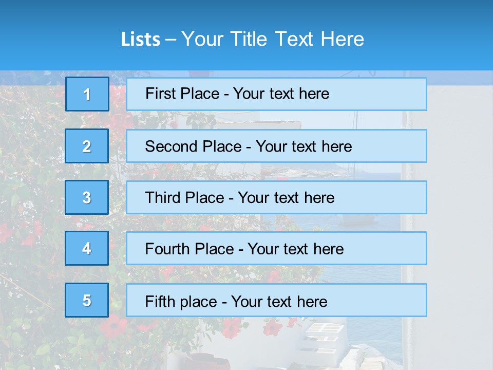 Greek House Style PowerPoint Template
