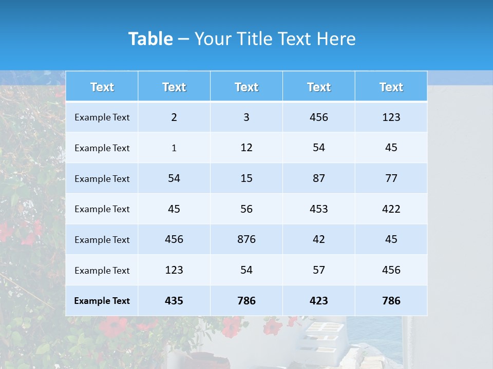 Greek House Style PowerPoint Template