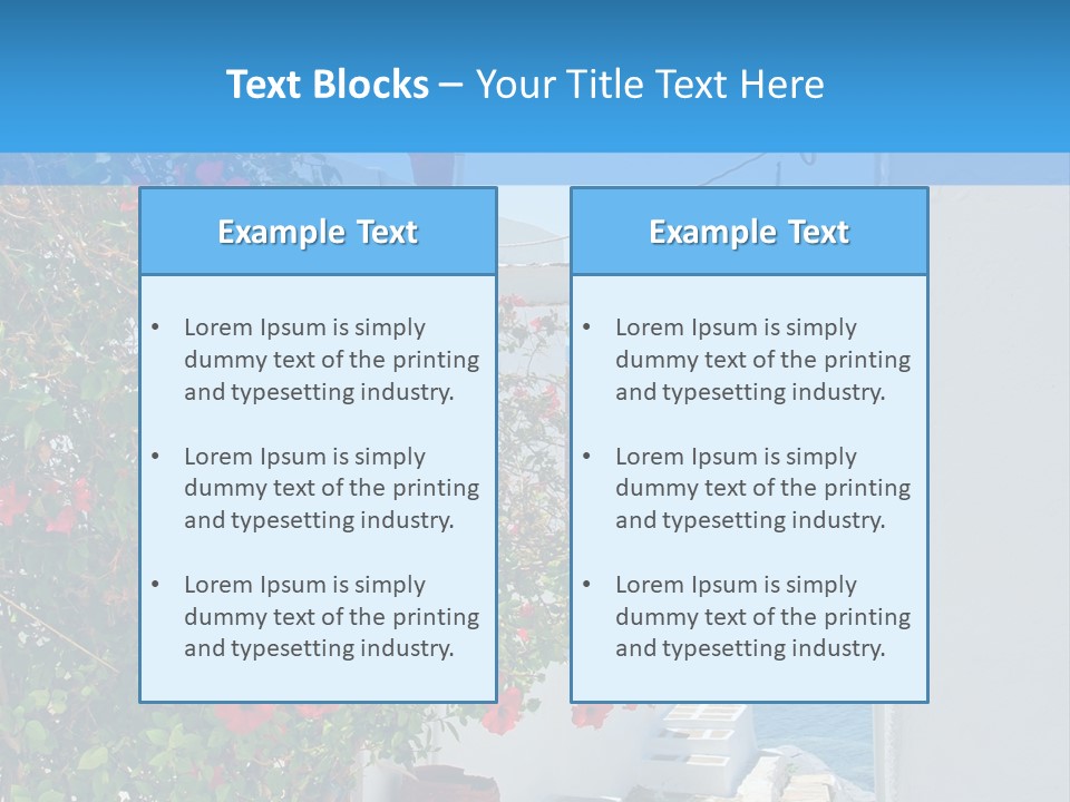 Greek House Style PowerPoint Template