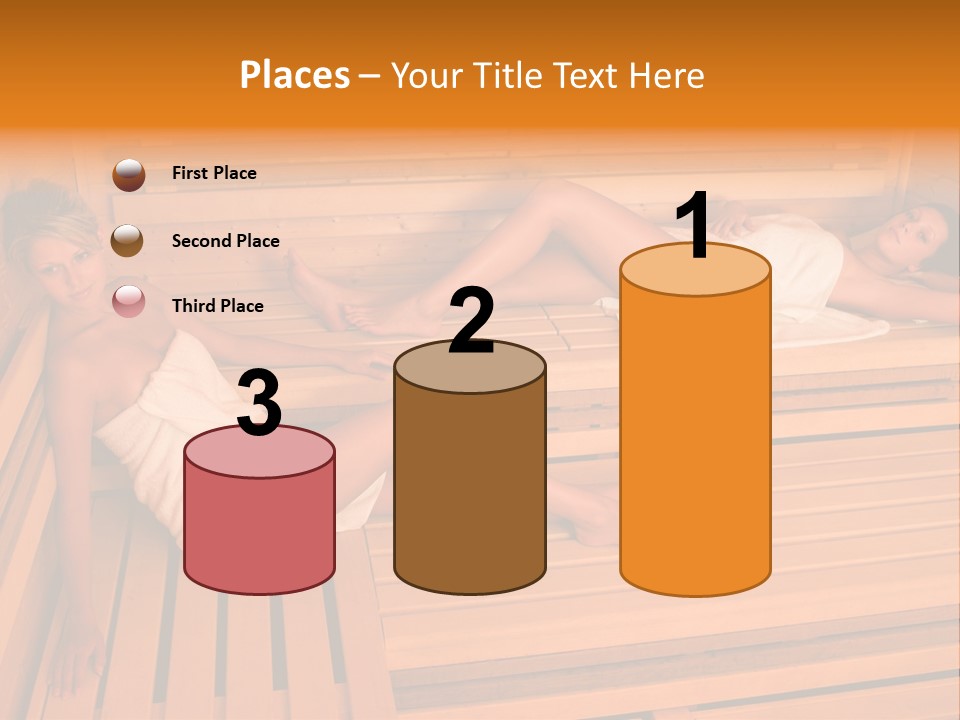 Caucasian Wellness Heat PowerPoint Template