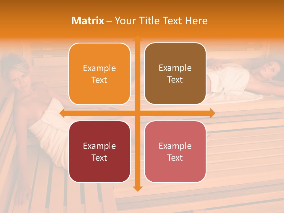 Caucasian Wellness Heat PowerPoint Template