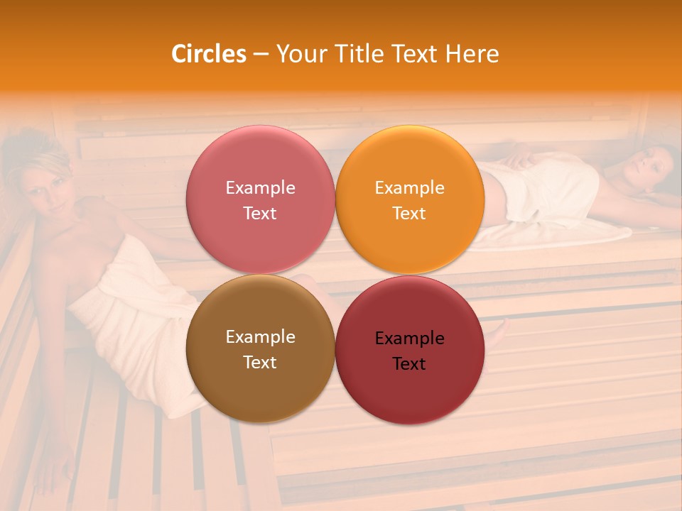 Caucasian Wellness Heat PowerPoint Template