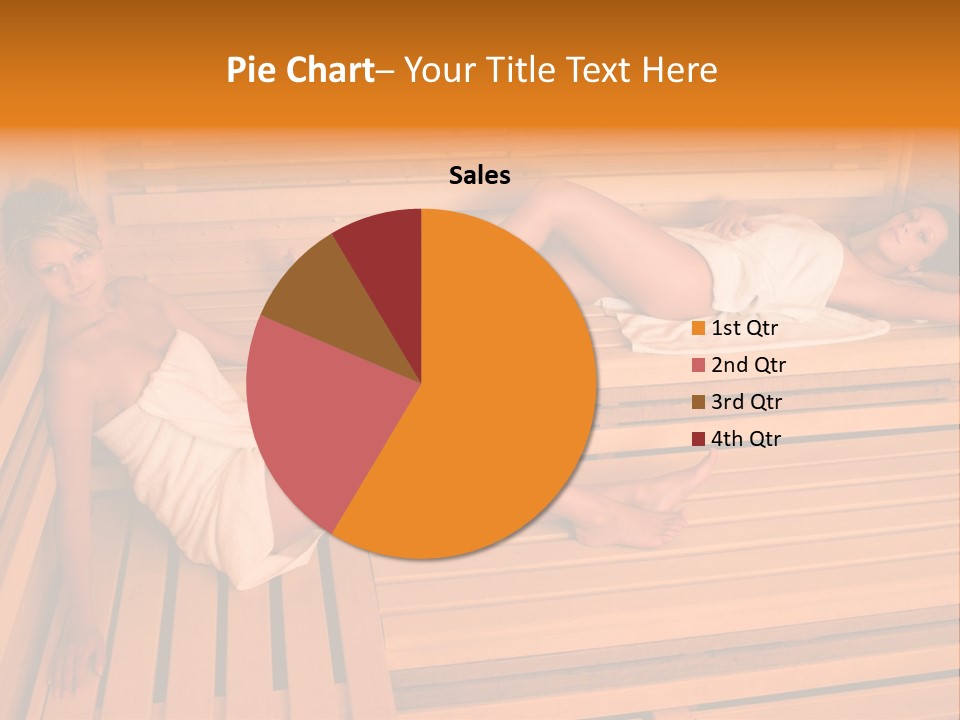 Caucasian Wellness Heat PowerPoint Template