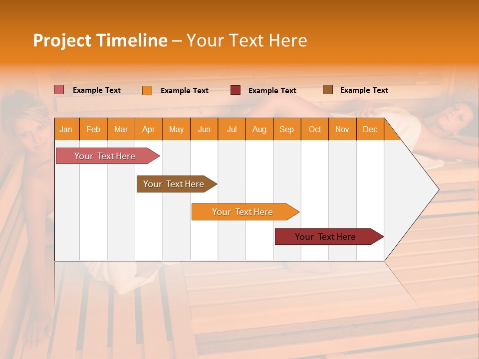 Caucasian Wellness Heat PowerPoint Template