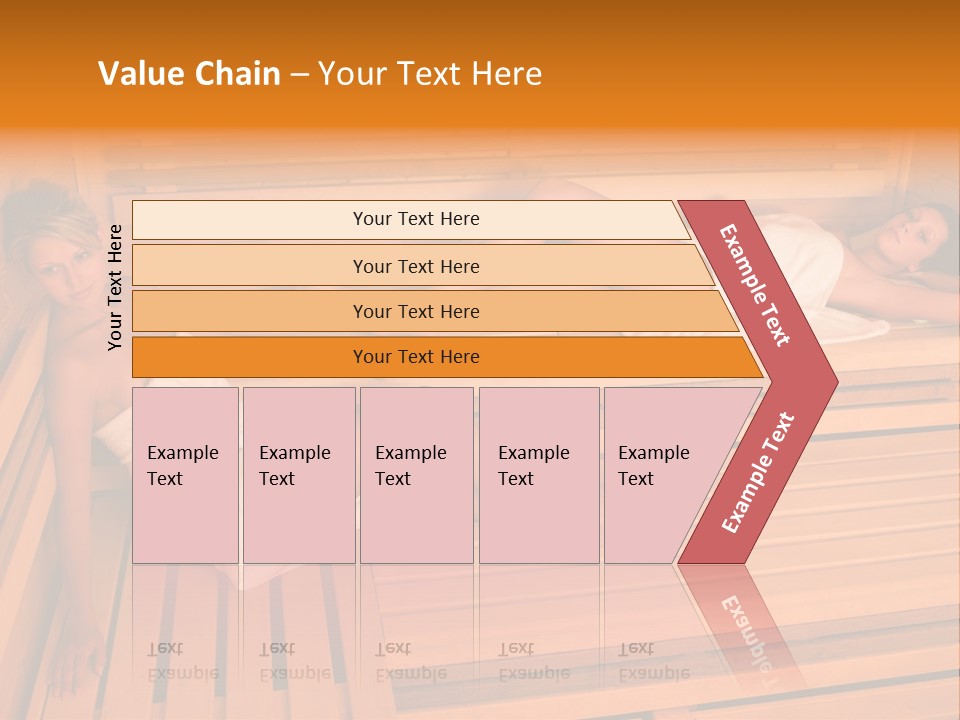 Caucasian Wellness Heat PowerPoint Template