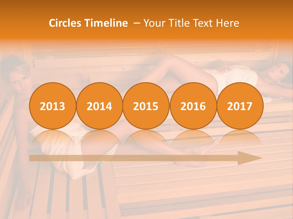 Caucasian Wellness Heat PowerPoint Template