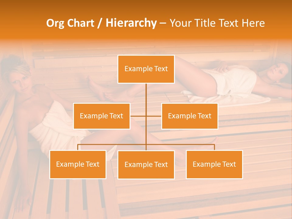 Caucasian Wellness Heat PowerPoint Template