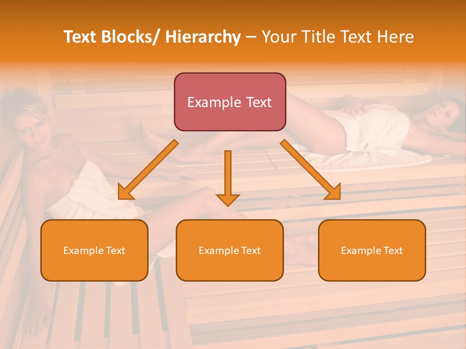 Caucasian Wellness Heat PowerPoint Template