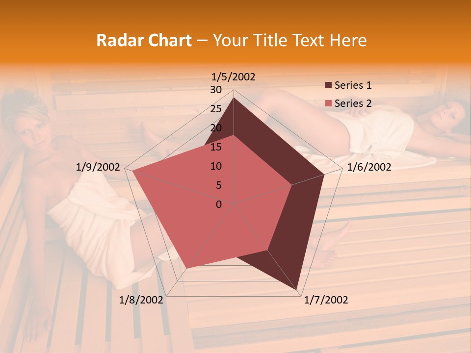 Caucasian Wellness Heat PowerPoint Template