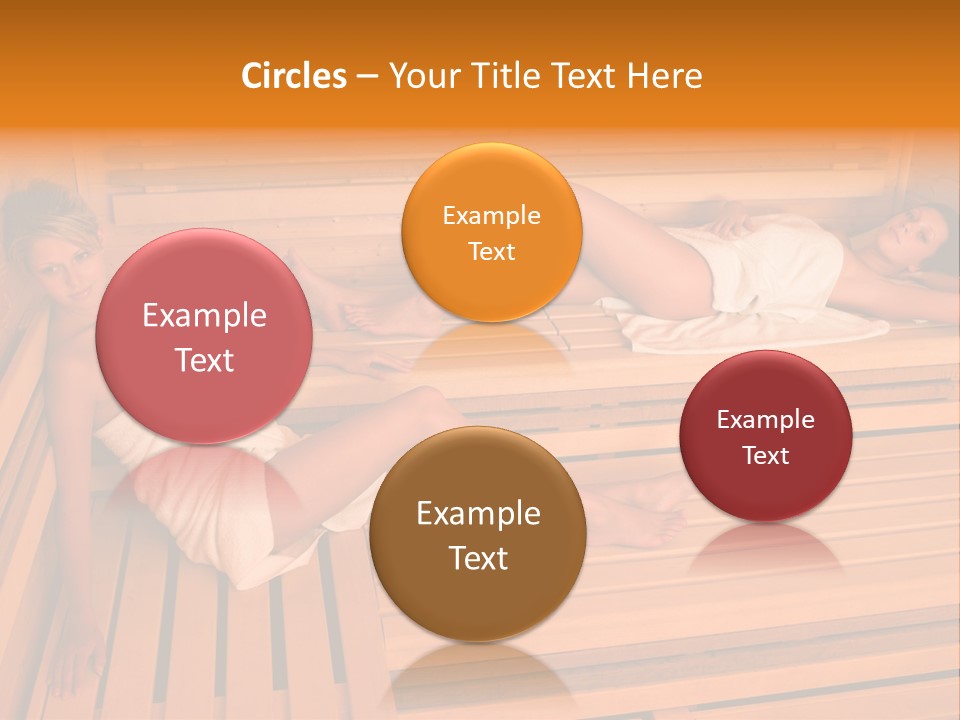 Caucasian Wellness Heat PowerPoint Template