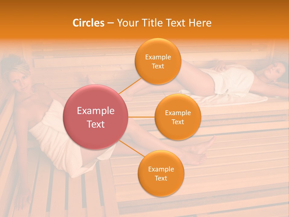 Caucasian Wellness Heat PowerPoint Template