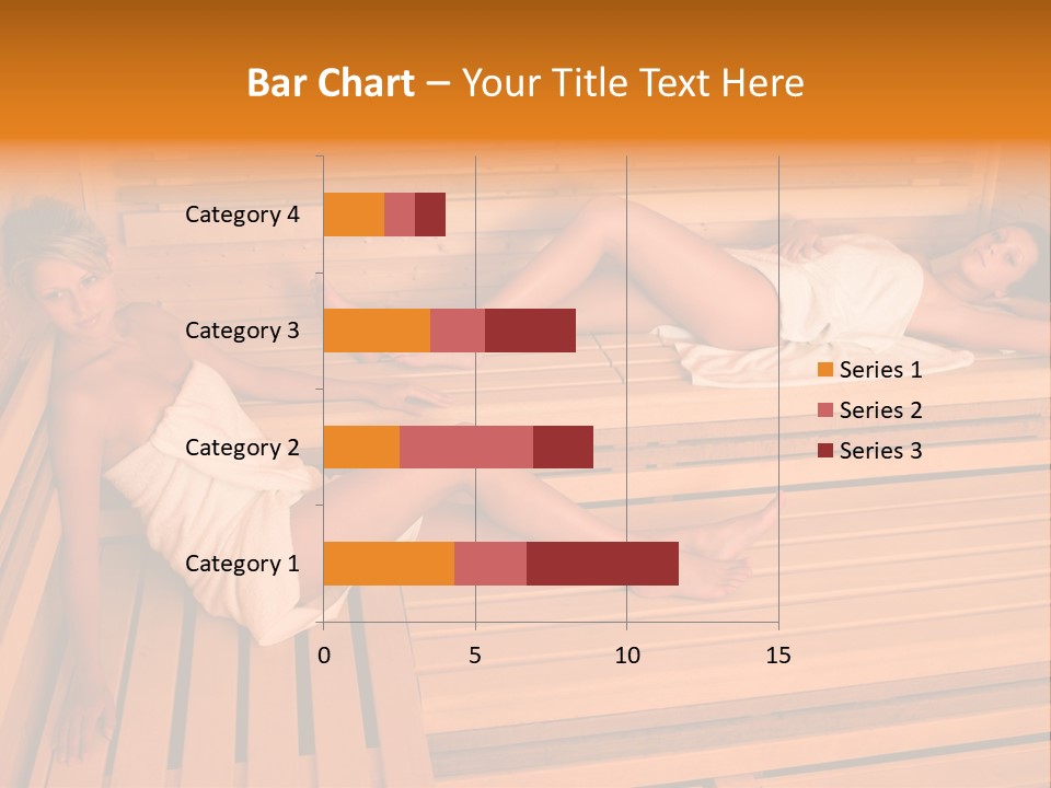Caucasian Wellness Heat PowerPoint Template