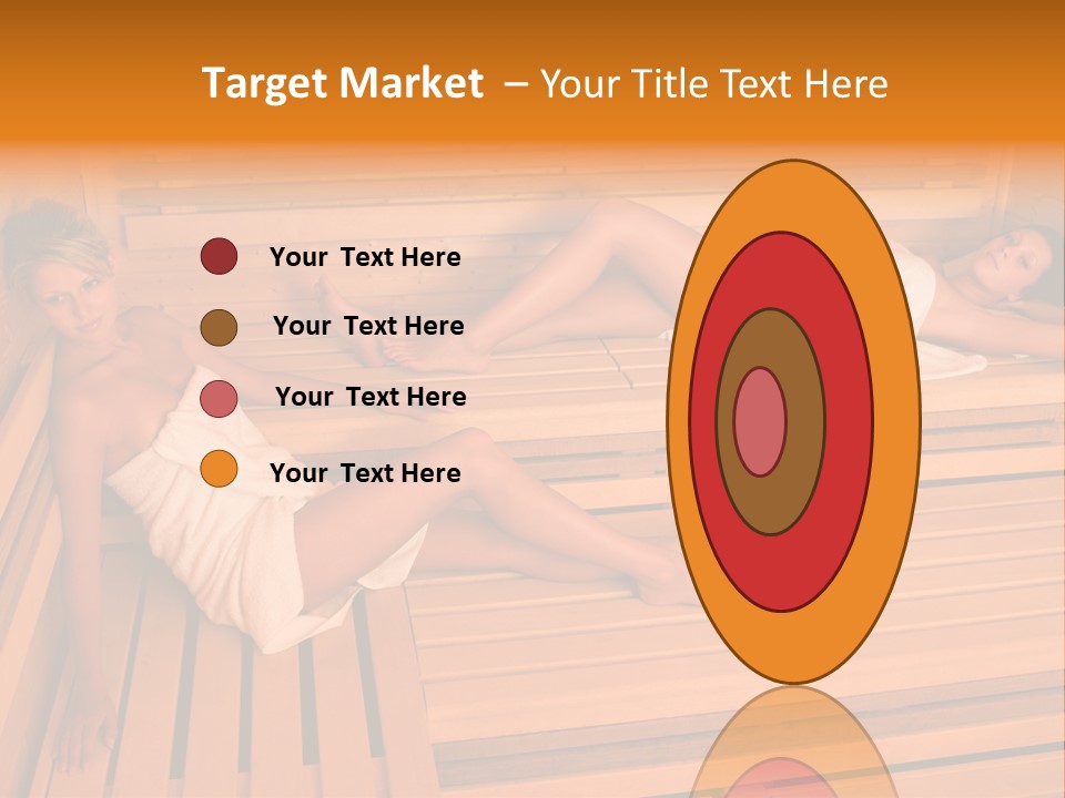 Caucasian Wellness Heat PowerPoint Template