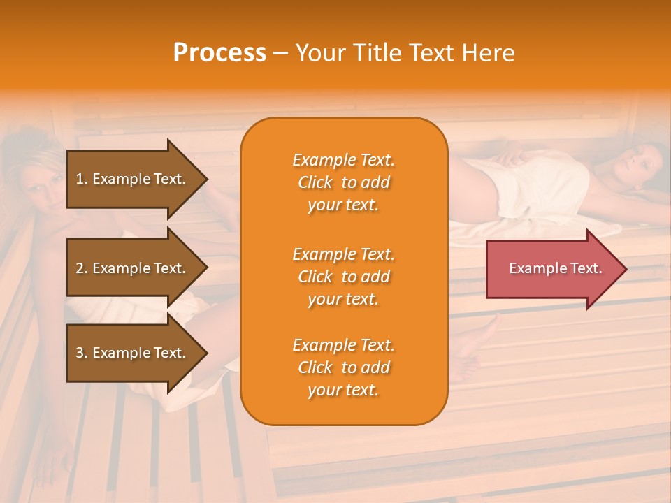 Caucasian Wellness Heat PowerPoint Template