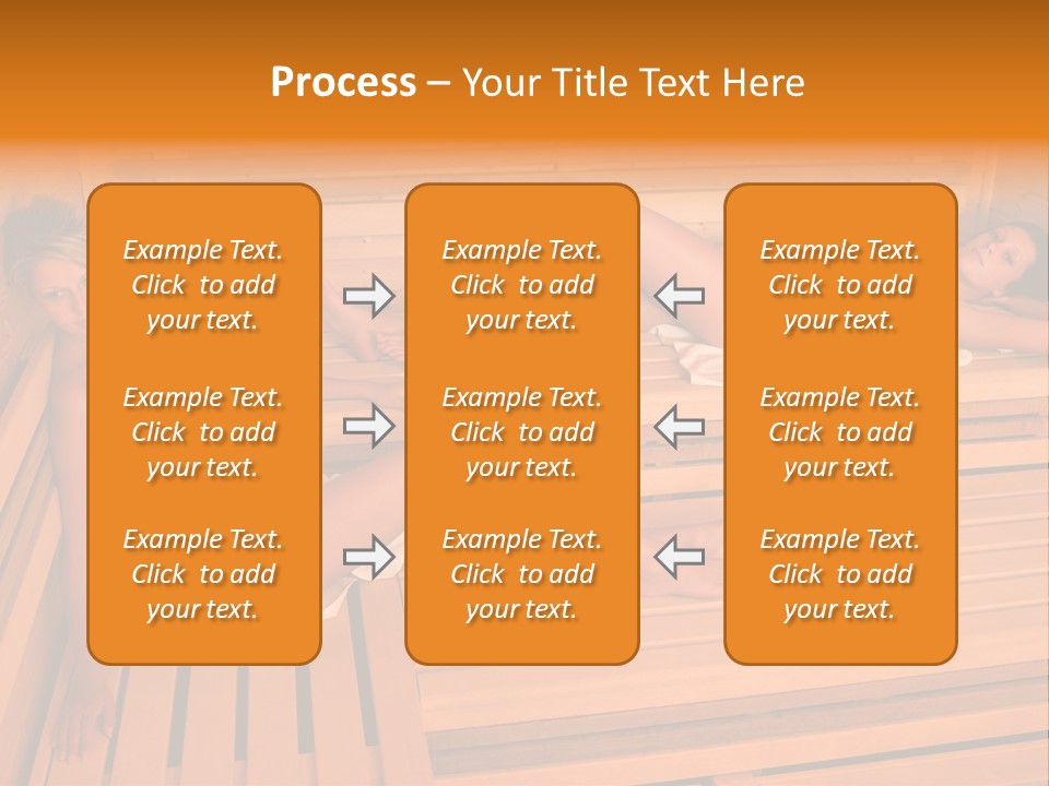 Caucasian Wellness Heat PowerPoint Template