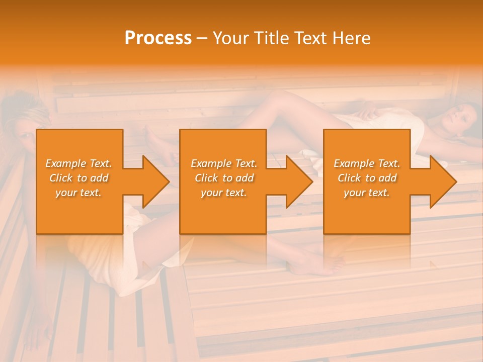 Caucasian Wellness Heat PowerPoint Template