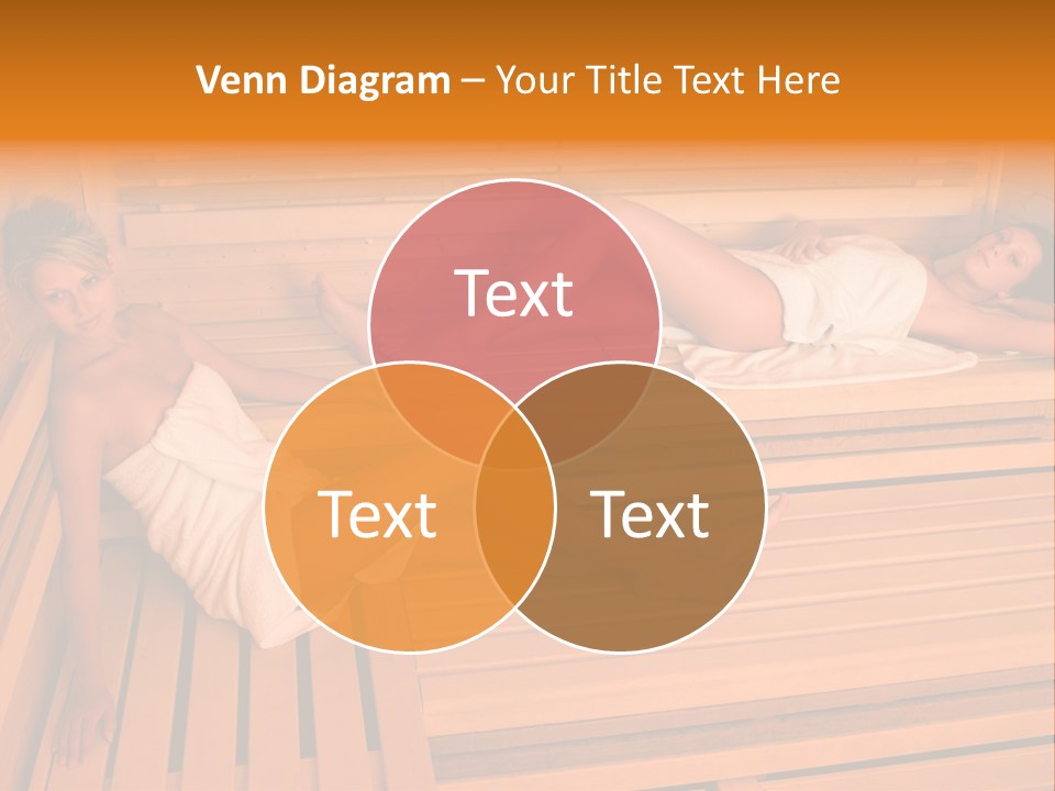 Caucasian Wellness Heat PowerPoint Template