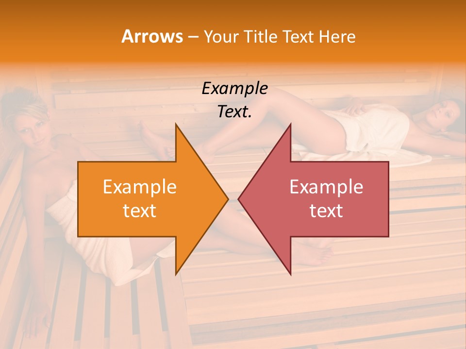 Caucasian Wellness Heat PowerPoint Template