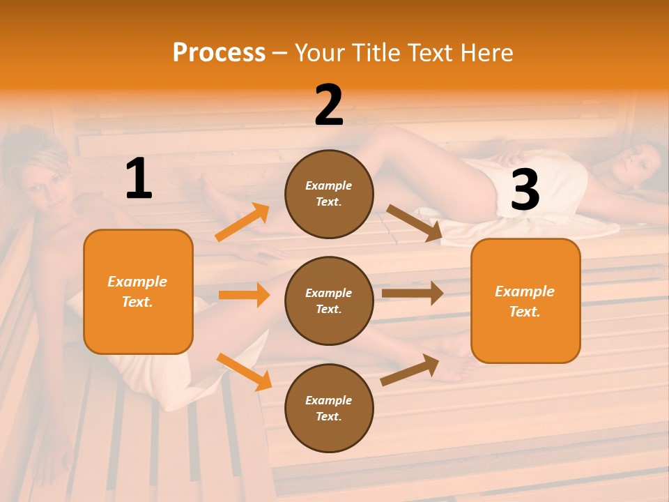 Caucasian Wellness Heat PowerPoint Template