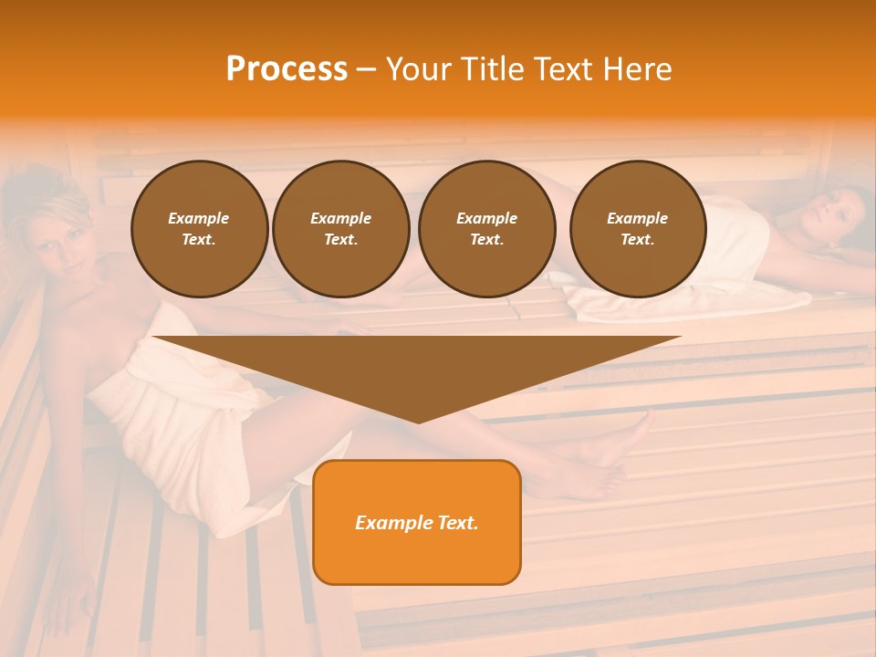 Caucasian Wellness Heat PowerPoint Template