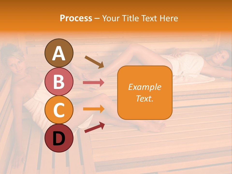 Caucasian Wellness Heat PowerPoint Template