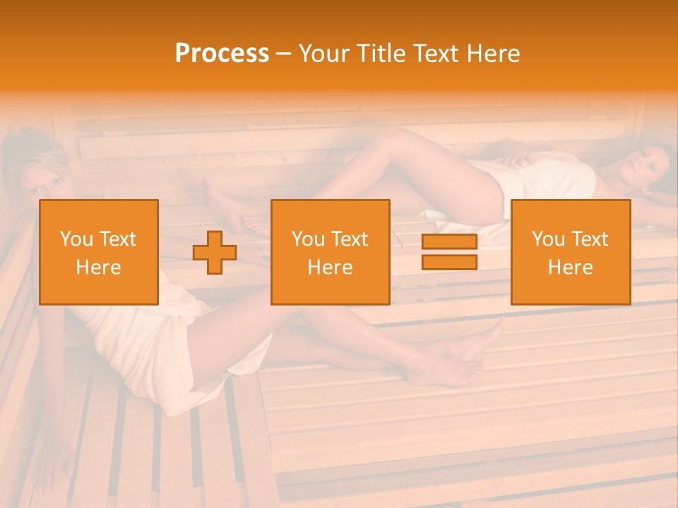 Caucasian Wellness Heat PowerPoint Template