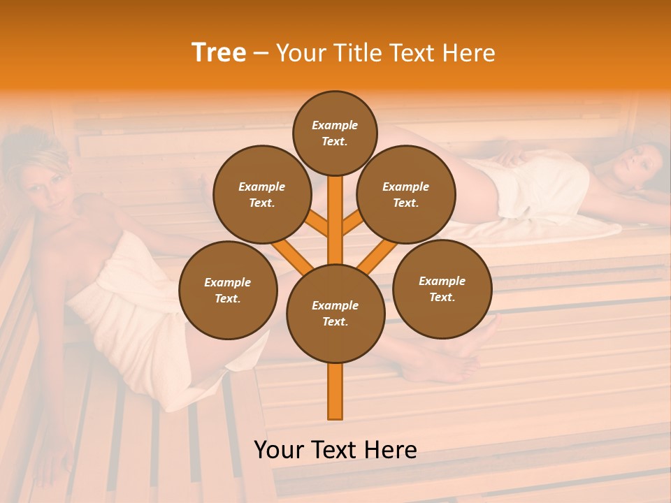 Caucasian Wellness Heat PowerPoint Template