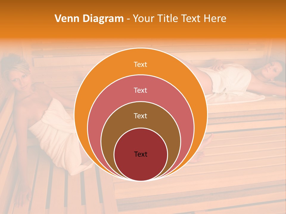 Caucasian Wellness Heat PowerPoint Template