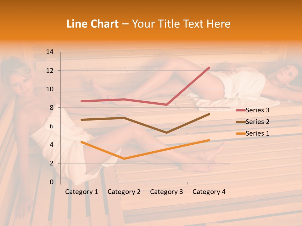 Caucasian Wellness Heat PowerPoint Template