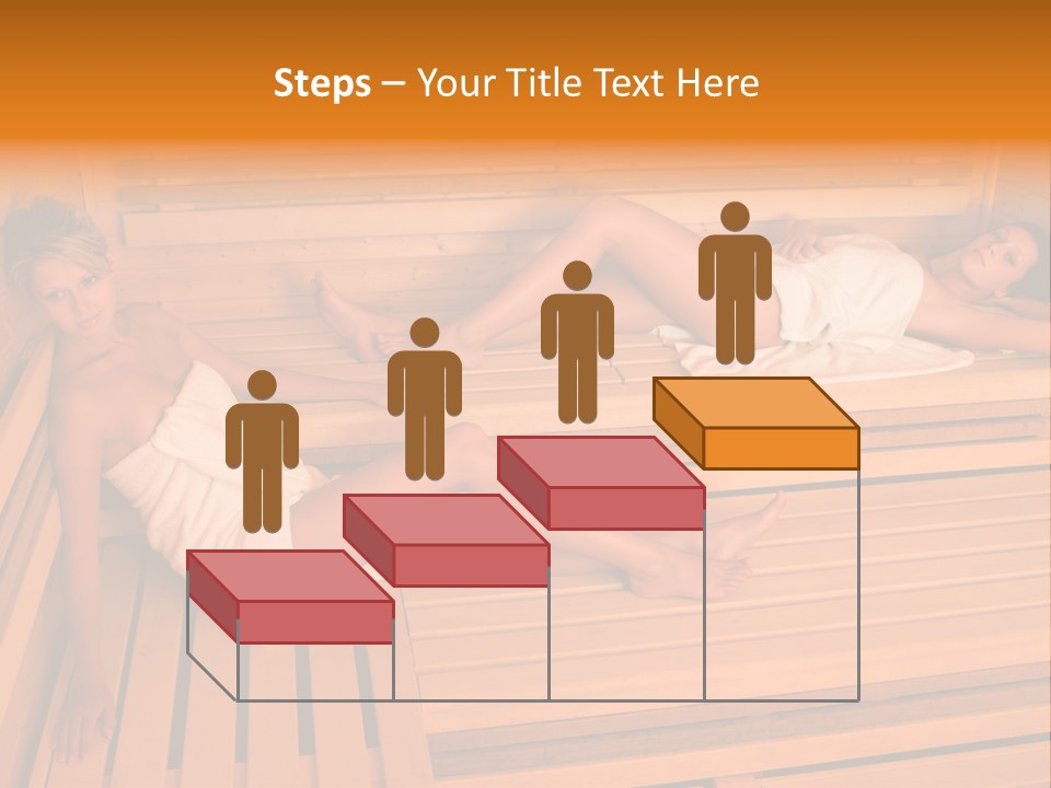 Caucasian Wellness Heat PowerPoint Template