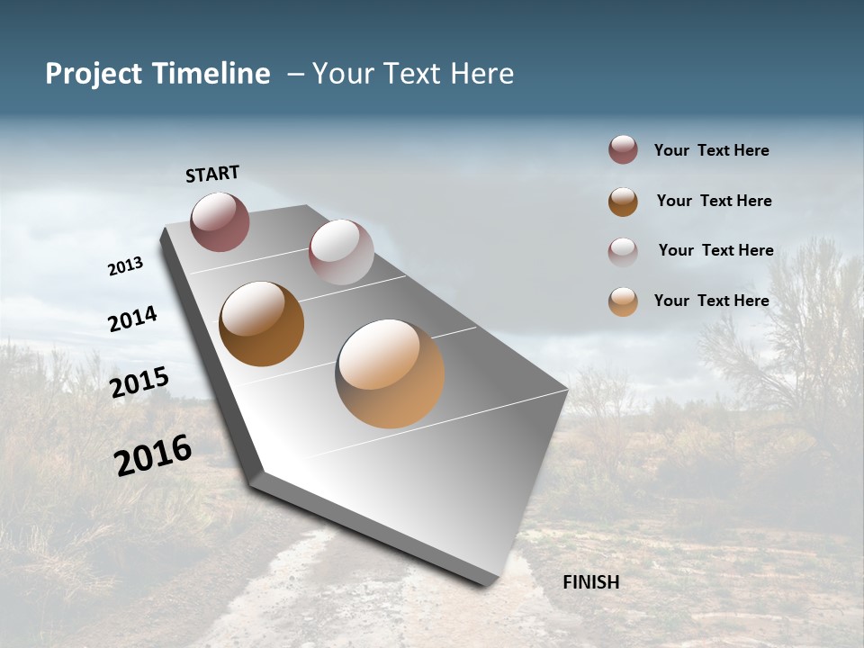 Environment Land Danger PowerPoint Template