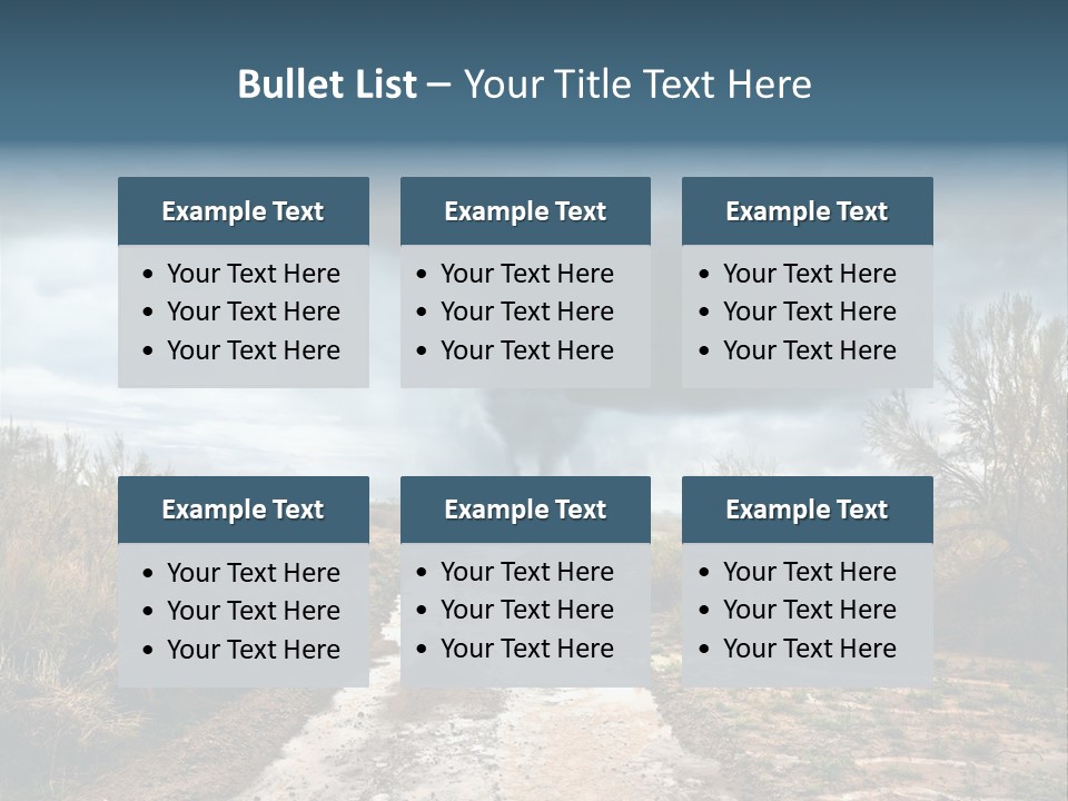 Environment Land Danger PowerPoint Template
