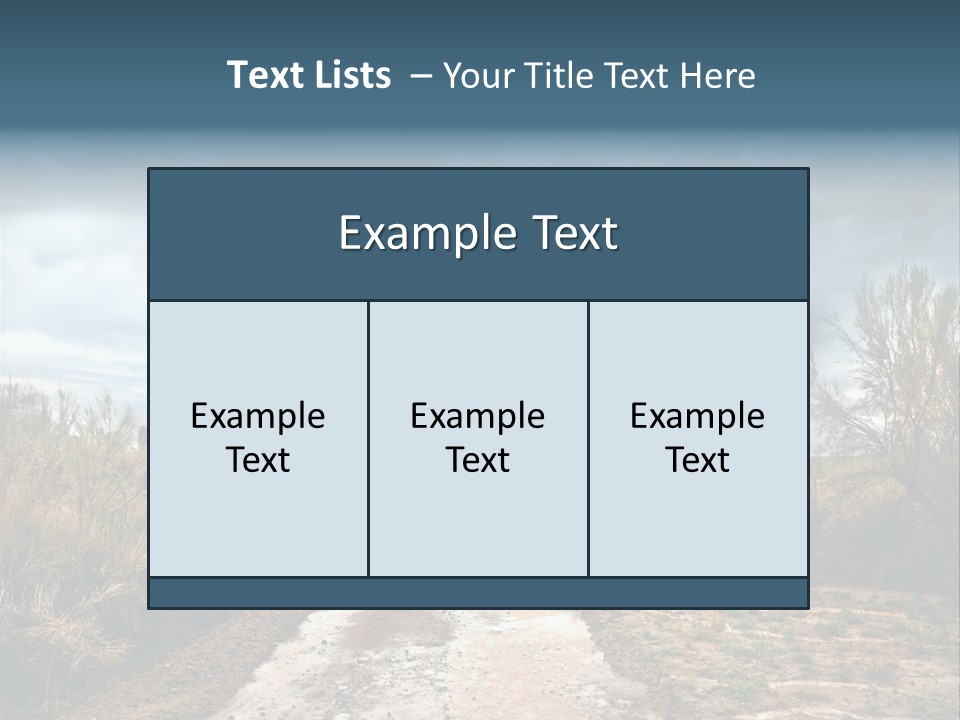 Environment Land Danger PowerPoint Template