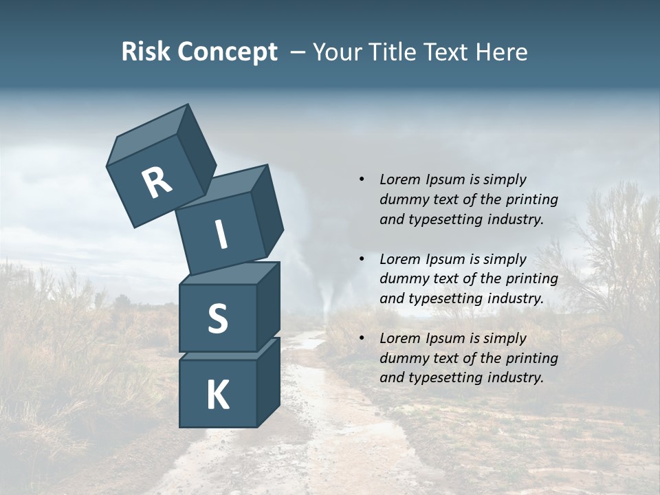 Environment Land Danger PowerPoint Template