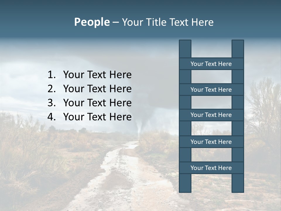 Environment Land Danger PowerPoint Template