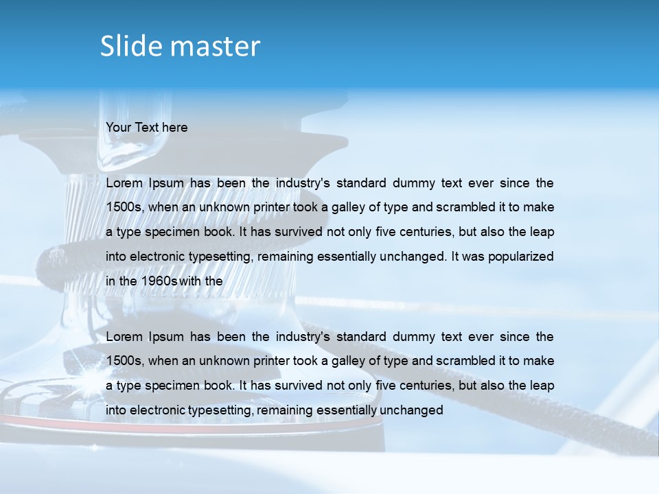 Sea Close Cord PowerPoint Template