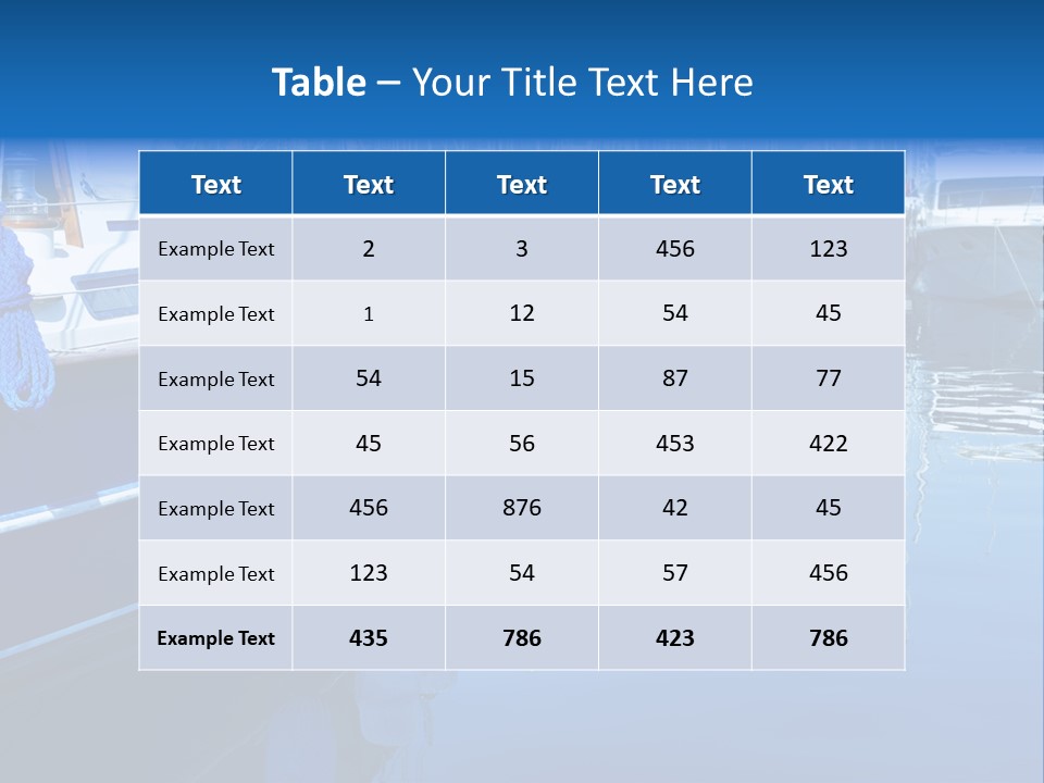 Rigging Mast Yachting PowerPoint Template
