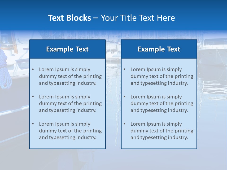 Rigging Mast Yachting PowerPoint Template