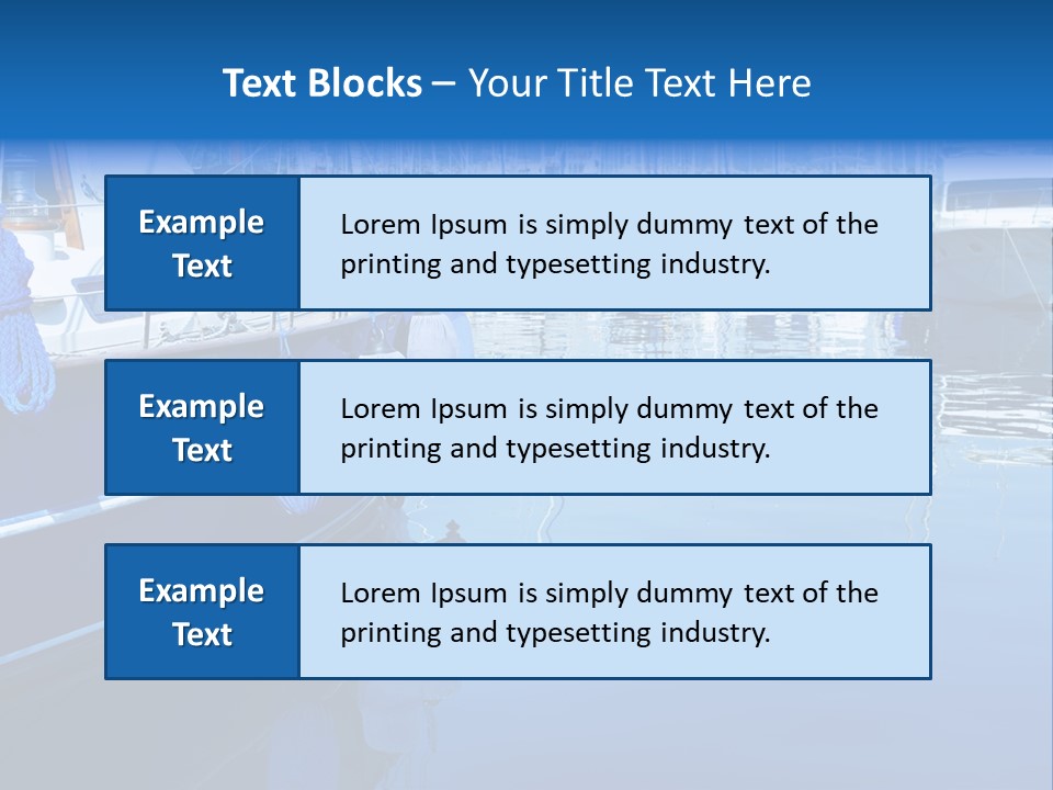 Rigging Mast Yachting PowerPoint Template
