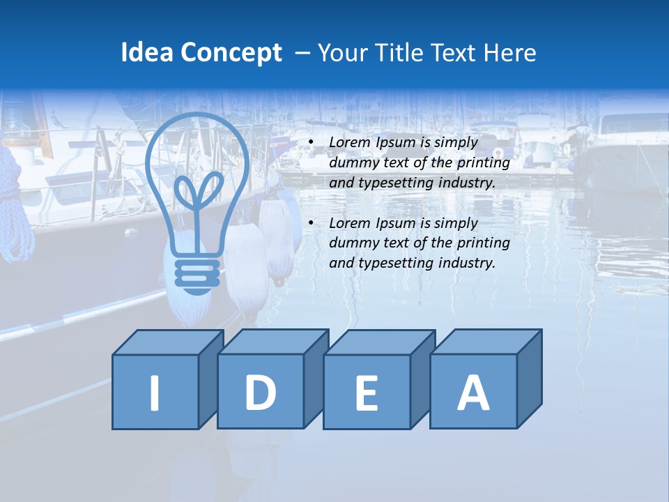 Rigging Mast Yachting PowerPoint Template
