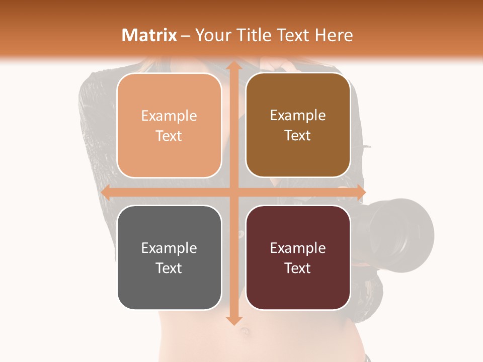 Golden Band Symbol PowerPoint Template