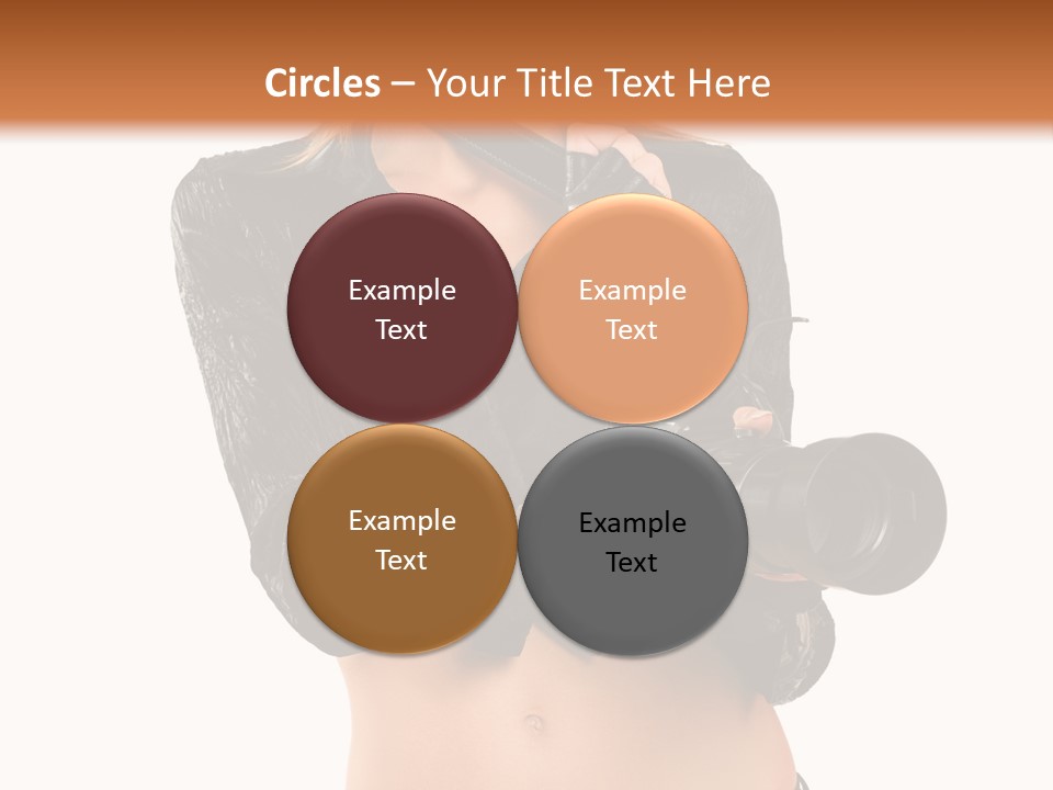 Golden Band Symbol PowerPoint Template